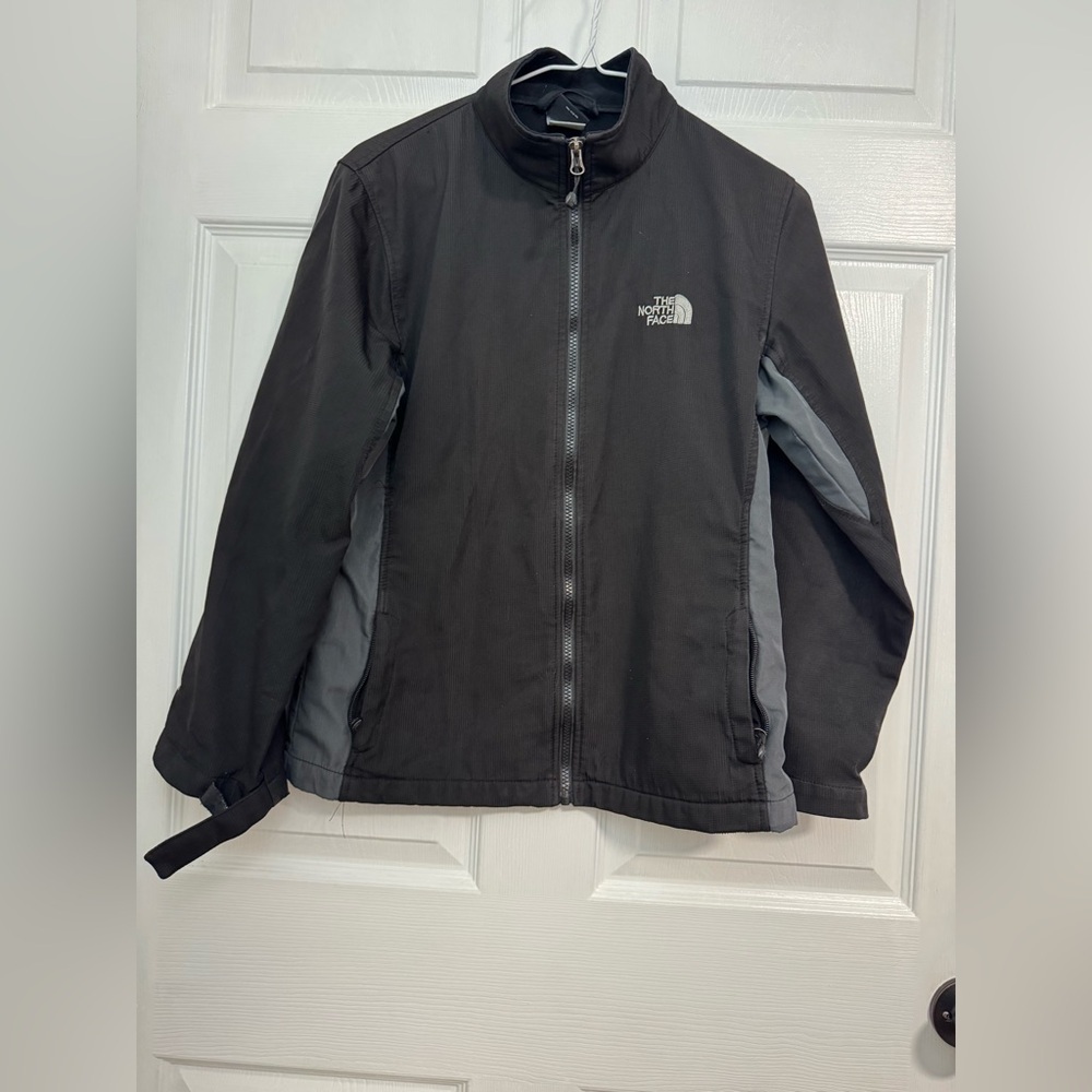 The North Face Kids Black and Gray Jacket